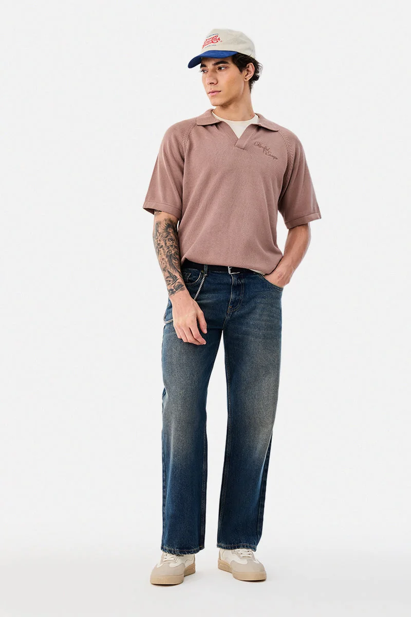 SNITCH Blue Denim Loose Fit Jeans for Men | Best Price UAE